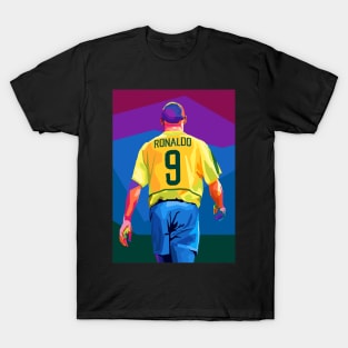 Ronaldo Nazario Pop Art T-Shirt